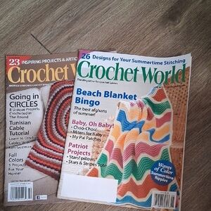 Crochet World Magazine Set